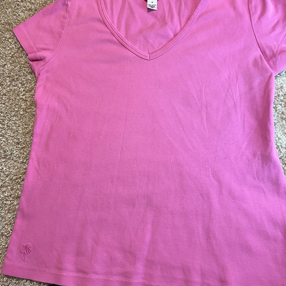 Lily Pulitzer Pink Shirt Size M